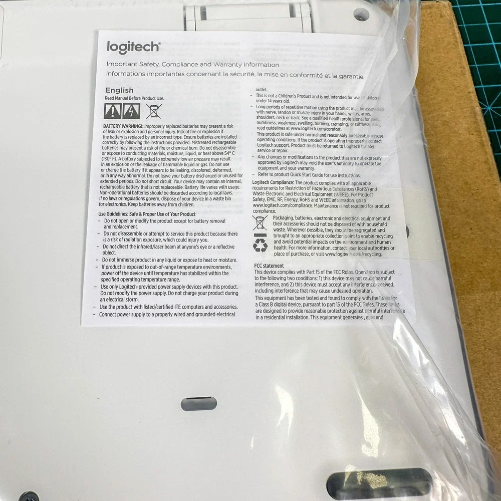 Logitech MK540 Advanced Wireless Keyboard K540 Y-R0012A with Unifying Receiver